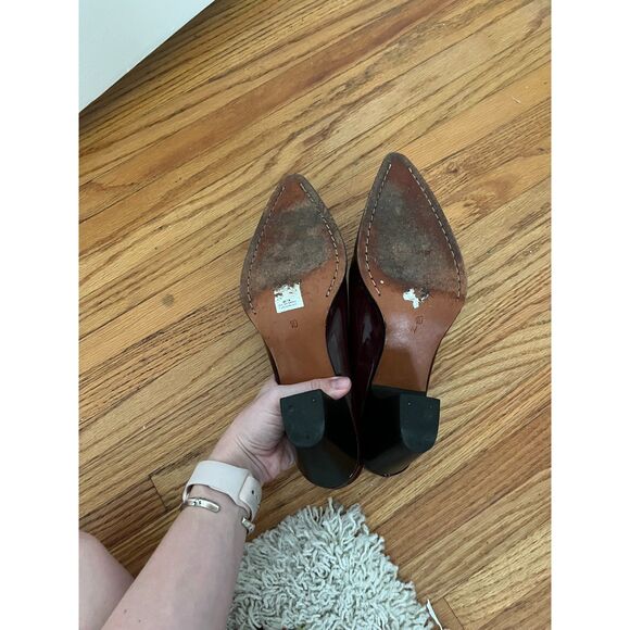 Rachel Comey Sonora Mule in Burgundy Patent Leather - sz 10 - Picture 6 of 7